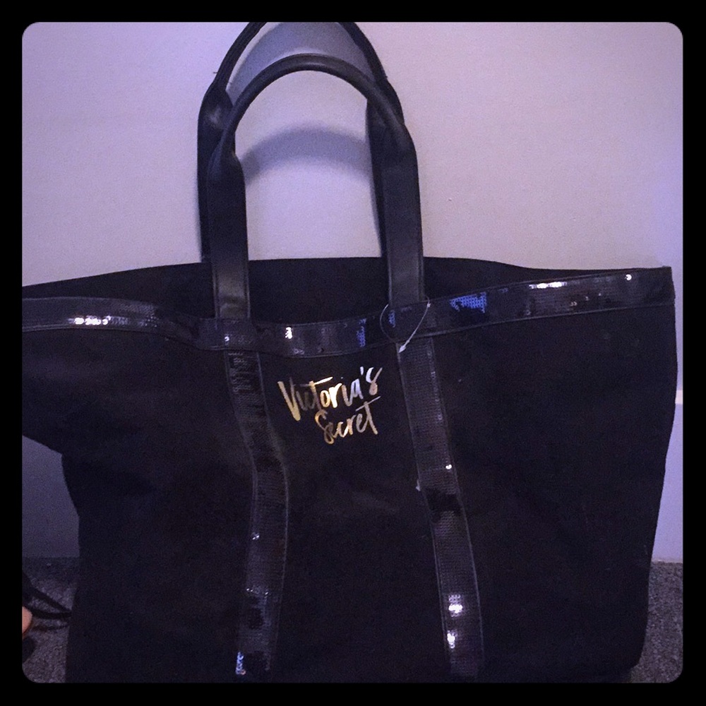 Victoria secret large tote black